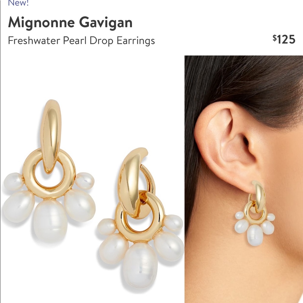 New Mignonne Gavigan Pearl Drop Earring